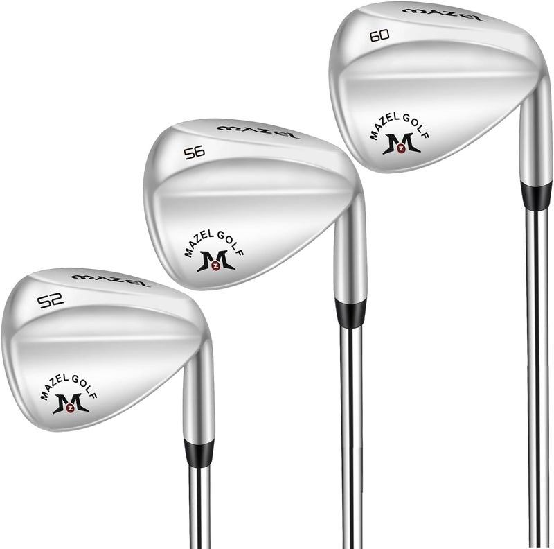 MAZEL Forged Golf Wedges for Men & Women - Golf Gap Wedge, Sand Wedge,Lob Wedge,Escape Bunkers and Quickly Cuts Strokes Around The Green,High Loft Golf Club Wedge - Image 1